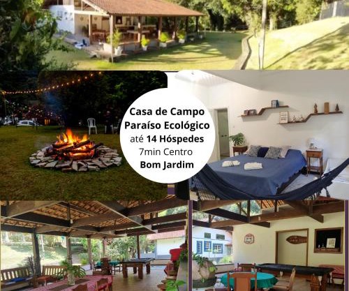 Casa na Serra para 14 Pessoas com Piscina e Churrasqueira - Da Francesa