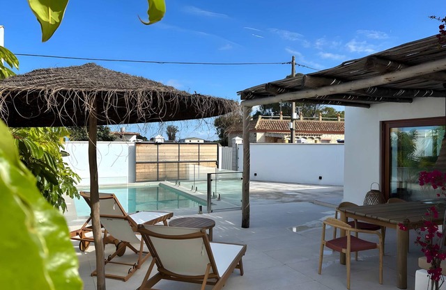 Casa vacacional con piscina privada en el Palmar