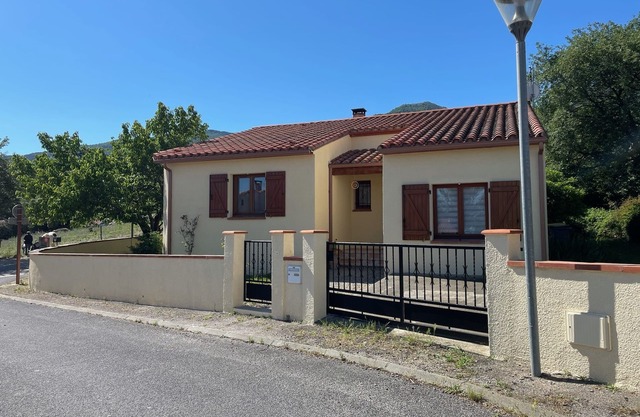 Catalan villa with garden between sea and mountains, near Collioure, Spain