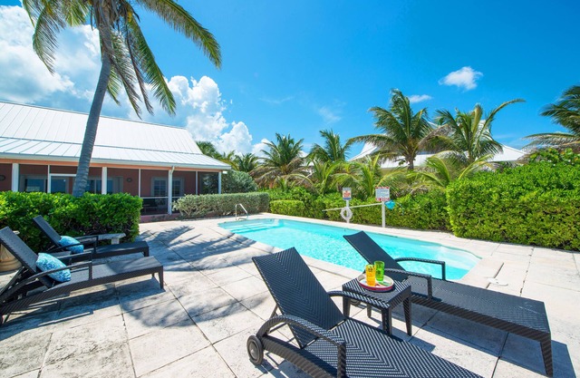 Cayman Dream: Rum Point Beach Bungalow with Pool for Oceanfront Living