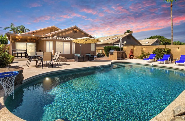 Centrally located lakefront home in Mesa, AZ