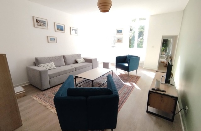 Centre-ville & Jardin, 4 Personnes Duplex de 80m², 2 Chambres