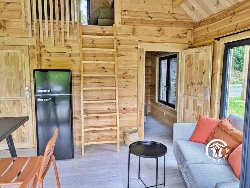 Chalet 24 La Forêt, Camping de Coupeau, 4 personnes