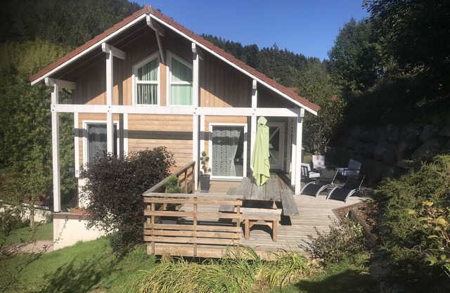 Chalet 8 pers, comfortable 4 * with sauna, furnished terrace, garage