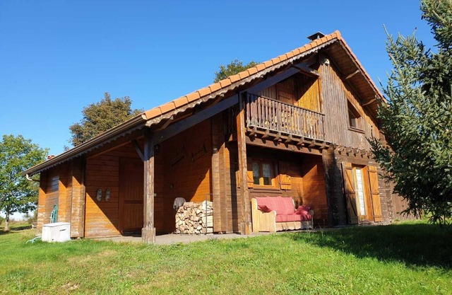 Chalet "La Palette" with Wifi in nature on a plot of 11 ares