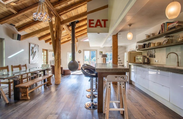 Chalet Suay is a gorgeous 18th Century farmhouse in Servoz near Chamonix