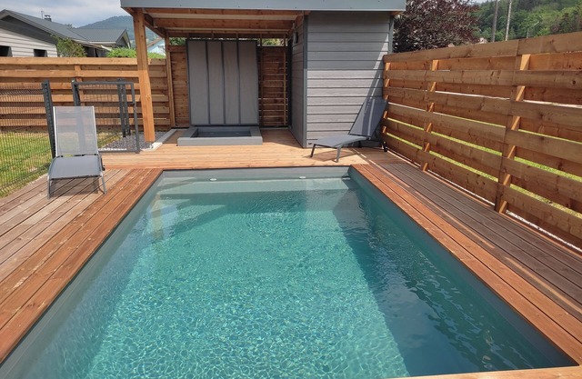 CHALET swimming pool and japanese bath, GERARDMER - LA BRESSE