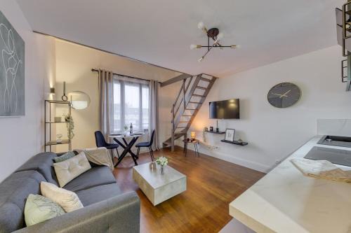 Chaleureux duplex 30 min de Paris