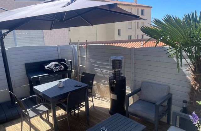 Chaleureux logement-centre ville-proche gare-plage