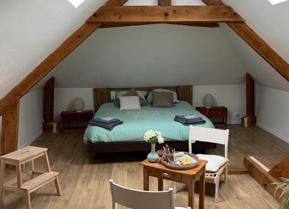 Chambre ambiance campagne chic