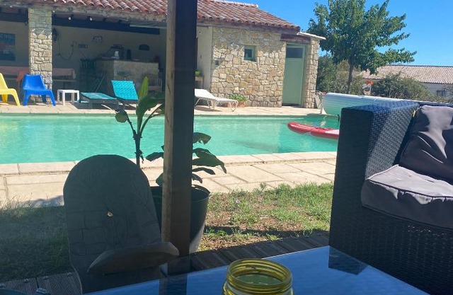 Chambre d'hôtes 2p, gestion libre, espace piscine partagé