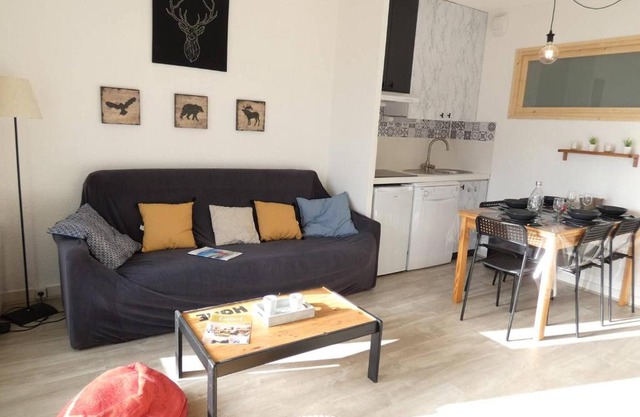 Charmant T2 pour 6 pers. avec balcon sud, proche pistes à Saint-Lary-Soulan - FR-1-457-280