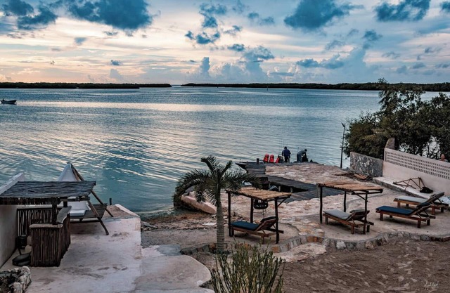 Charming 1-Bedroom Apartment in Río Lagartos. AC, Rooftop Deck & Private Pier -Y