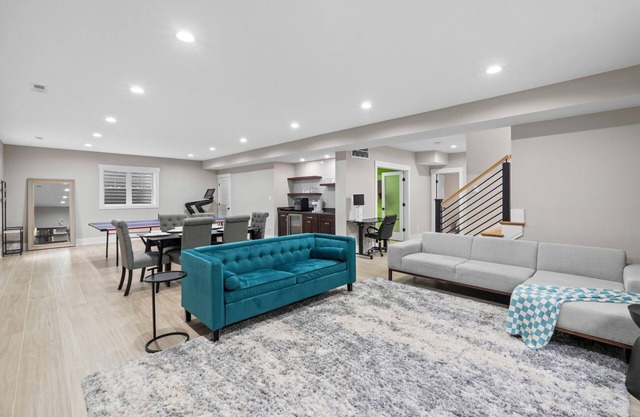 Charming 2-bedroom basement apartment with ping pong table