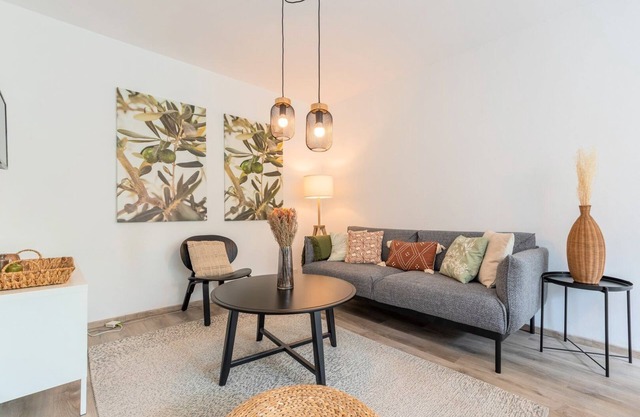 Charming apartment with parking and balcony.