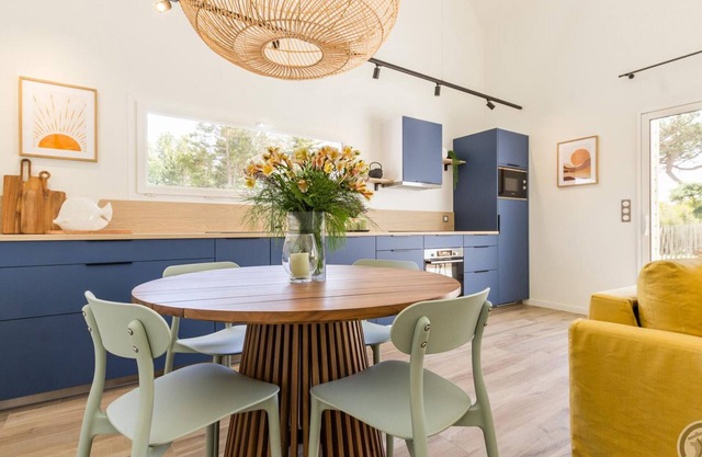 Charming Beach House with Private Garden, Terrace & Parking, 500m from Sandy Beach