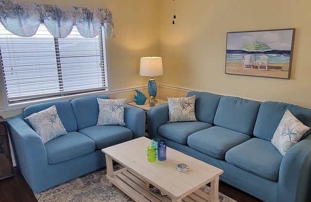 Cherry Grove 2 bedroom townhouse directly across the street from ocean