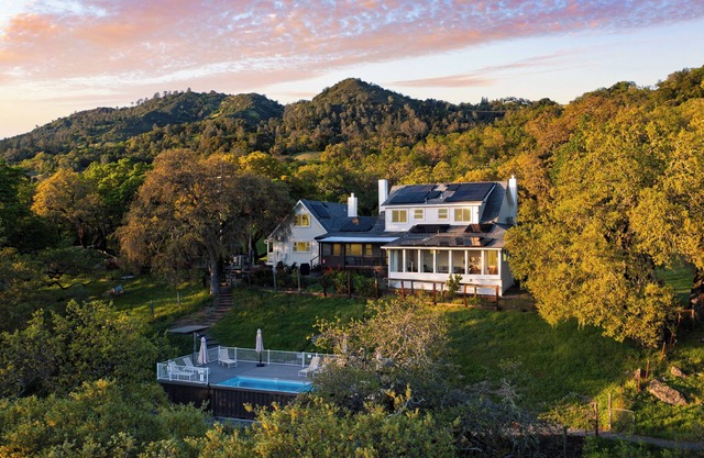 Chianti: Secluded Luxury Estate with Pool, Pickleball, Game Barn & Views