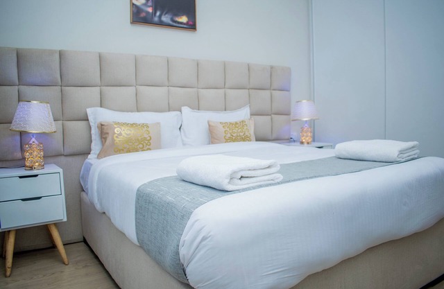 Chic 1-bedroom apartment with fitness room, WiFi in enjoyable Nairobi