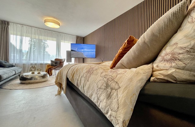 Chic 1-room apartment - just a 2-minute walk from the Rhine
