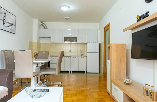 Chic Flat with Balcony Near Beach in Montenegro