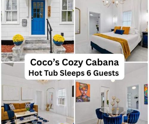 Coco's Cozy Cabana - Hot Tub Walk to Downtown