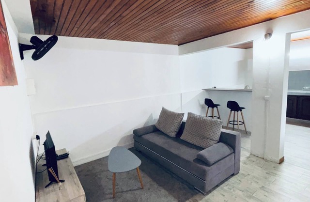 Comfortable air-conditioned mahogany T2 Lamentin near Galleria shopping center
