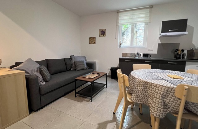 Comfortable apartment, T2, 40m², renovated ground floor, city center
