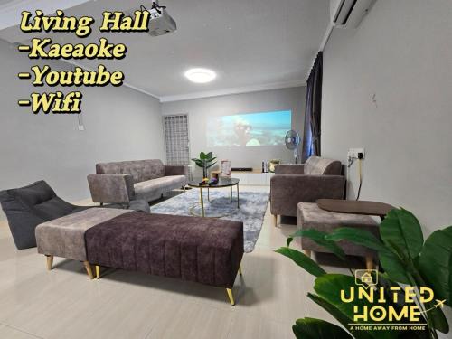 Comfy Rumah Kita Tok Sira Kuantan with pool and sound sys 5BR 14pax