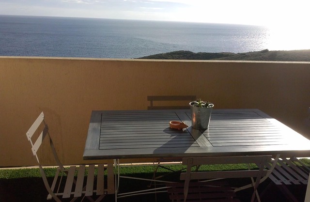 Contemporary, air-conditioned apartment with all modern comforts and breathtaking sea views