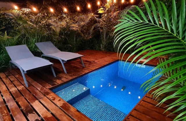 Cool Jungle Casita with pool and A/C