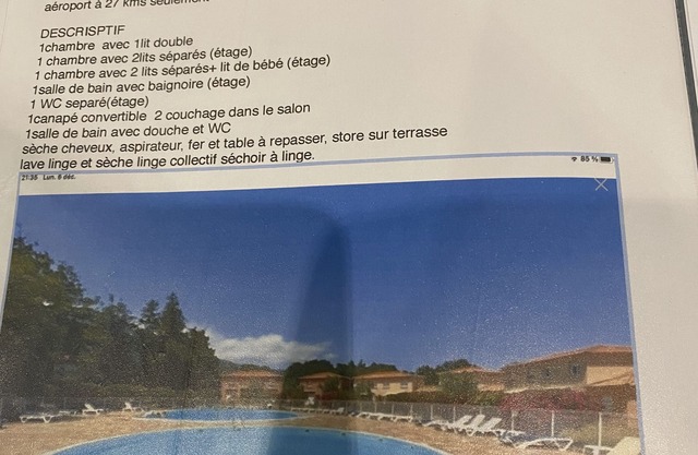 Corsica rental near Bastia Haute Corse 900m from the sea swimming pool sleeping 8.