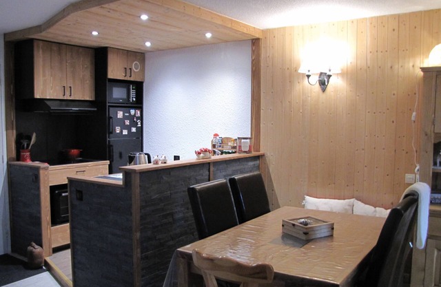 Cosy 4p townhouse apartment with skis in residence les Teppes