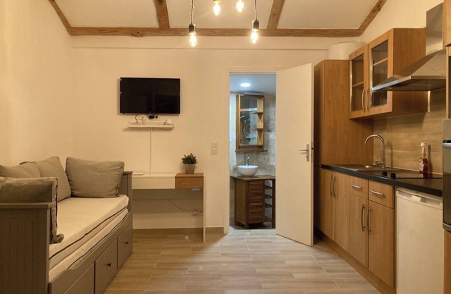 Cosy Studio (tiny house), parking, in Mougins near Cannes.