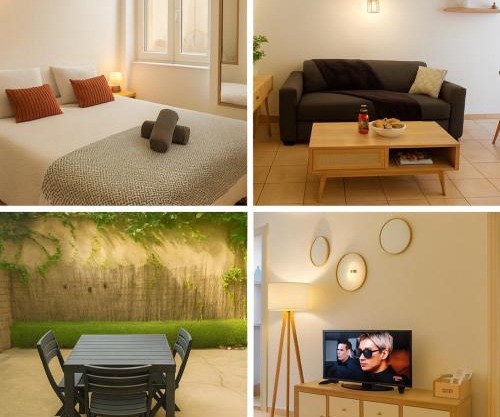 Cosy T1 30m2 avec cour en plein cœur de ville