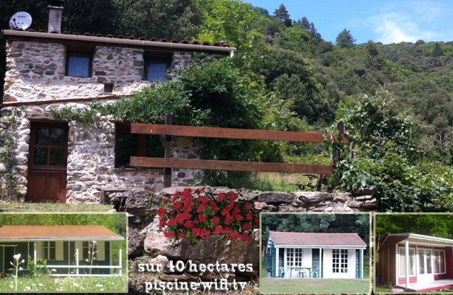 Cottage and chalets in the Haut Languedoc Regional Natural Park