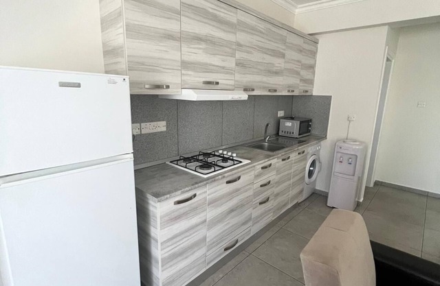 Cozy 1-bedroom apartment in Iskele with WiFi, AC, pool and restaurant