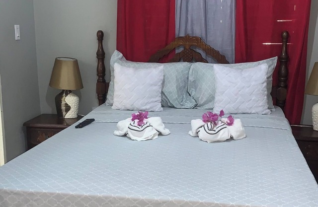 Cozy 1-bedroom apartment with AC, pool, Wi-Fi and ocean view in Montego Bay