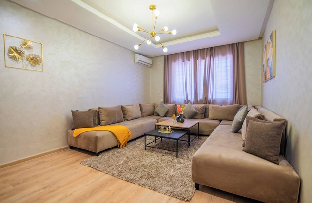 Cozy 2-bedroom apartment in amazing Agadir with AC, WiFi
