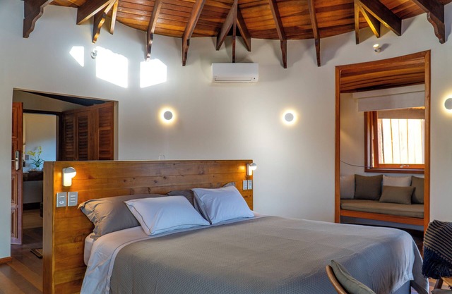 Cozy chalet in charming Mirantão with WiFi, AC