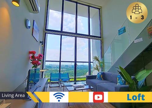 Cozy Duplex, Quiet Stay with MRT View #SP1