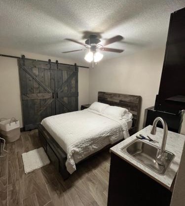 cozy studio apartment with private entrance and patio