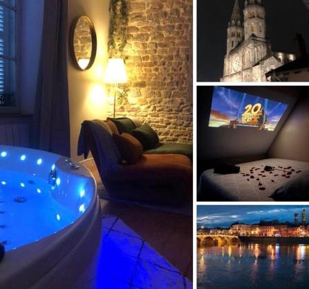détente centre historique de MÂCON avec spa et ciné