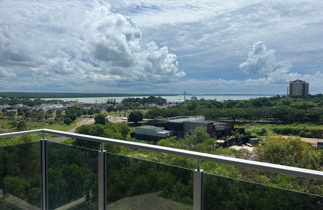 Darwin City Apartment - Balcony With Ocean Views