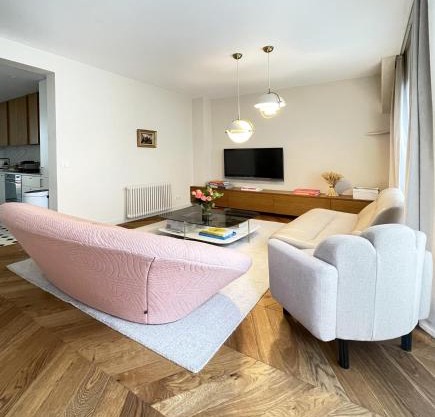 Design apartment with air conditioning, 5 minutes from Paris