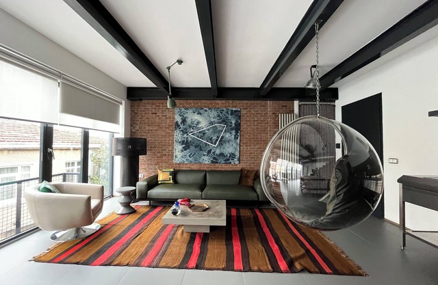 Design Loft Apartment located in the soho of Istanbul.