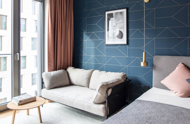 Design Serviced Apartment in Darmstadt - Zentrum, Langzeit, Dachterrasse