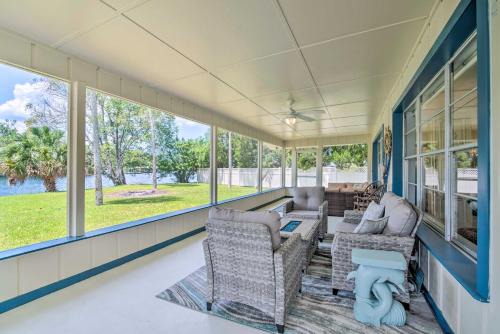 Dock and Lanai Riverview Homosassa Escape!
