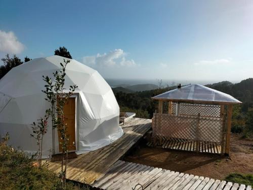 Domo con tinaja, Estaquilla