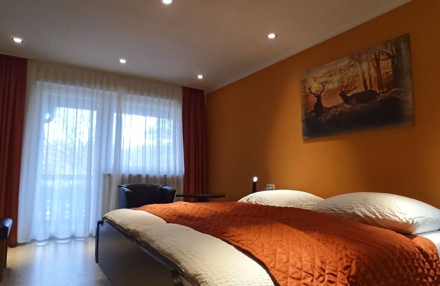 Doppelzimmer Comfort, Modern mit Balkon, 1 Doppelbett